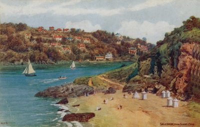 Salcombe, von Sunny Cove von Alfred Robert Quinton